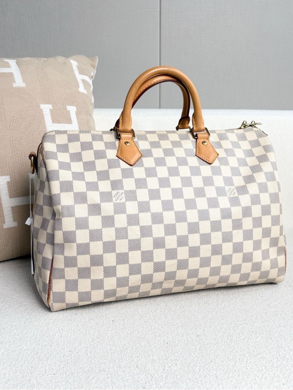 Louis Vuitton | Speedy 35 Damier Azur | Very Good Condition2015 No Lock & Keys - Picture 6 of 7